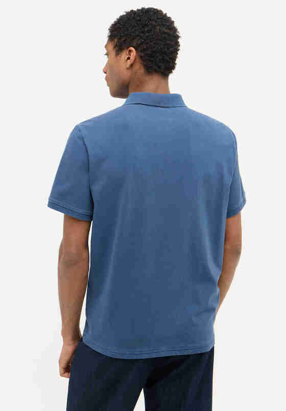 T-Shirt Poloshirt, Blau, model