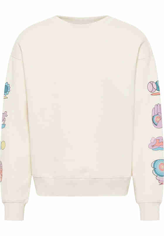 Sweatshirt Sweatshirt, Weiß, bueste