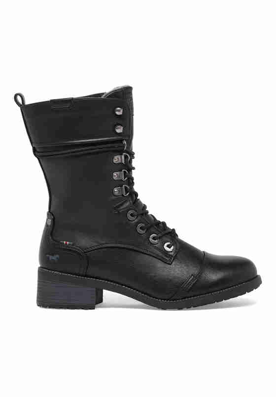 Schuh Schnürboots, Schwarz, bueste