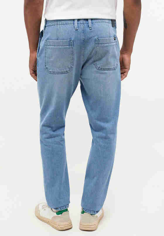 Hose Style Cigarette Chino, Blau 581, model