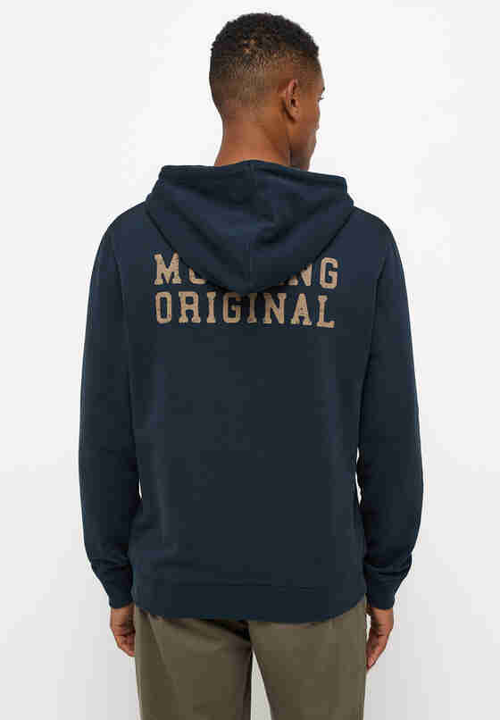 Sweatshirt Hoodie, Blau, model