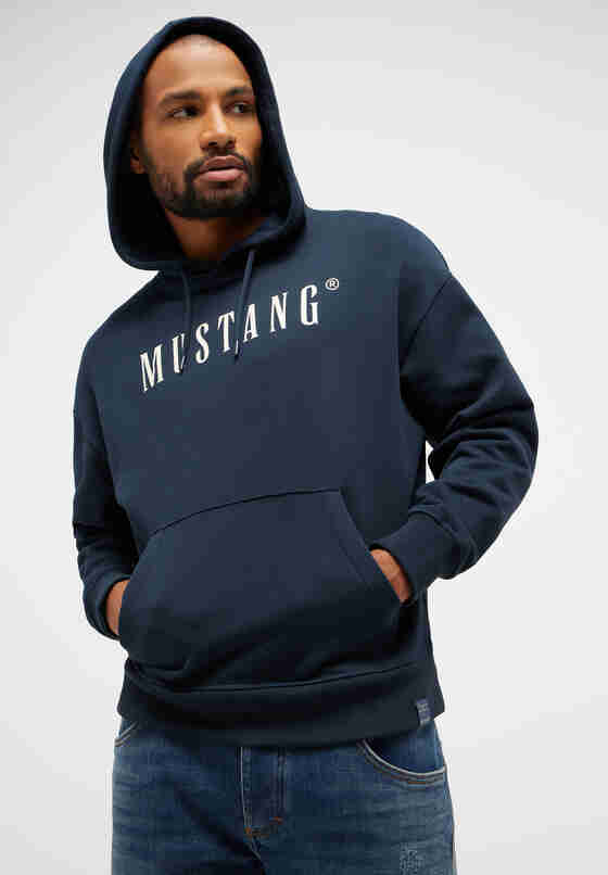 Sweatshirt Hoodie, Blau, model