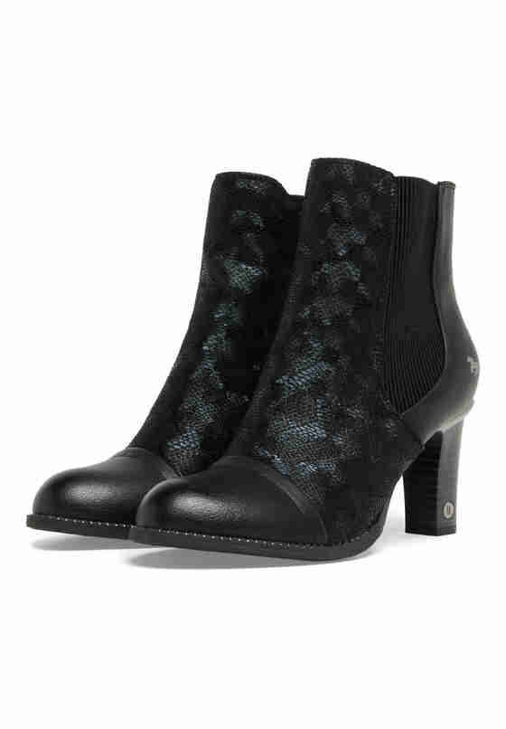 Schuh Stiefelette, Schwarz, bueste