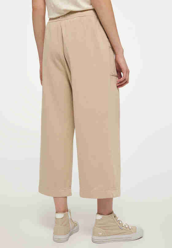 Hose Style Wide Leg Culotte, Braun, model