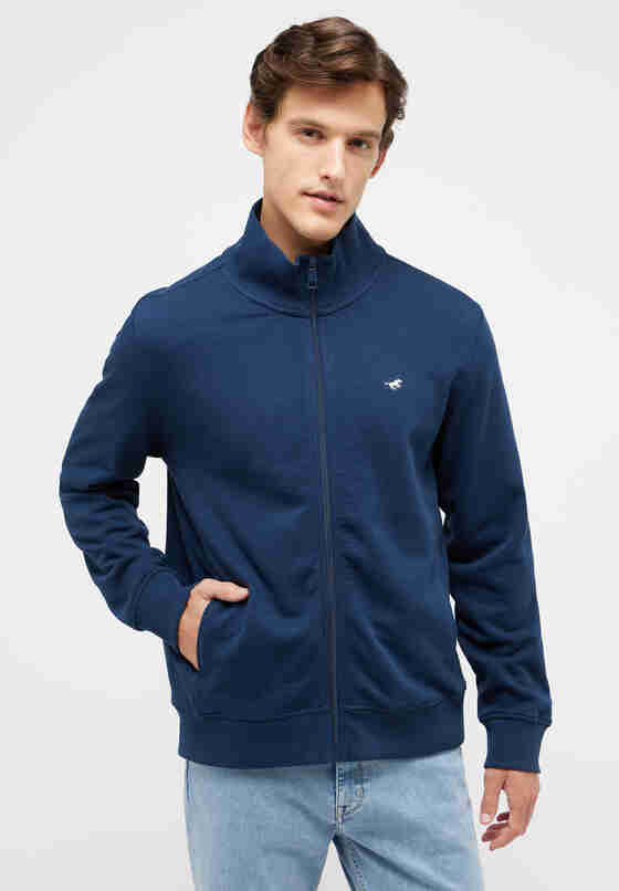 Sweatshirt Sweatjacke, Blau, model