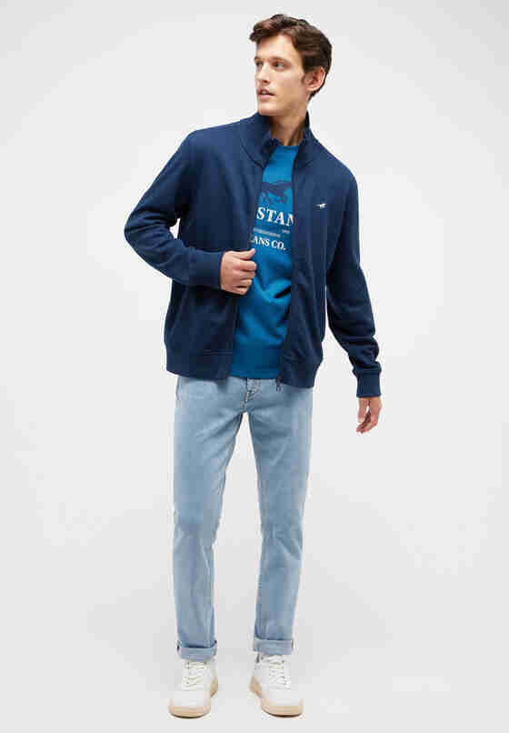 Sweatshirt Sweatjacke, Blau, model