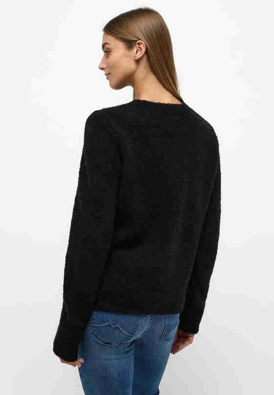 Sweater Strickpullover, Schwarz, model