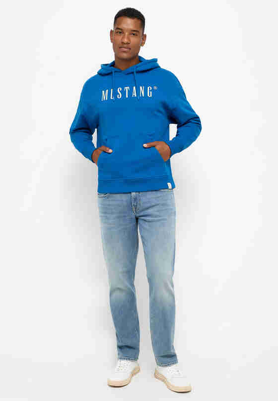 Sweatshirt Hoodie, Blau, model