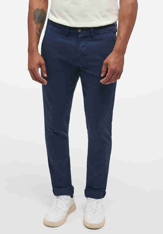 Hose Style BeFlex Chino, Blau, model