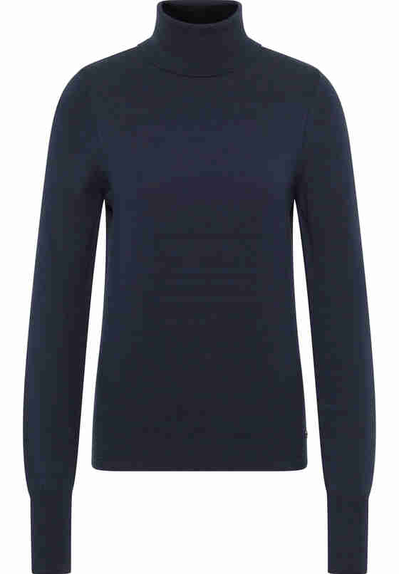 Sweater Rollkragenpullover, Blau, bueste