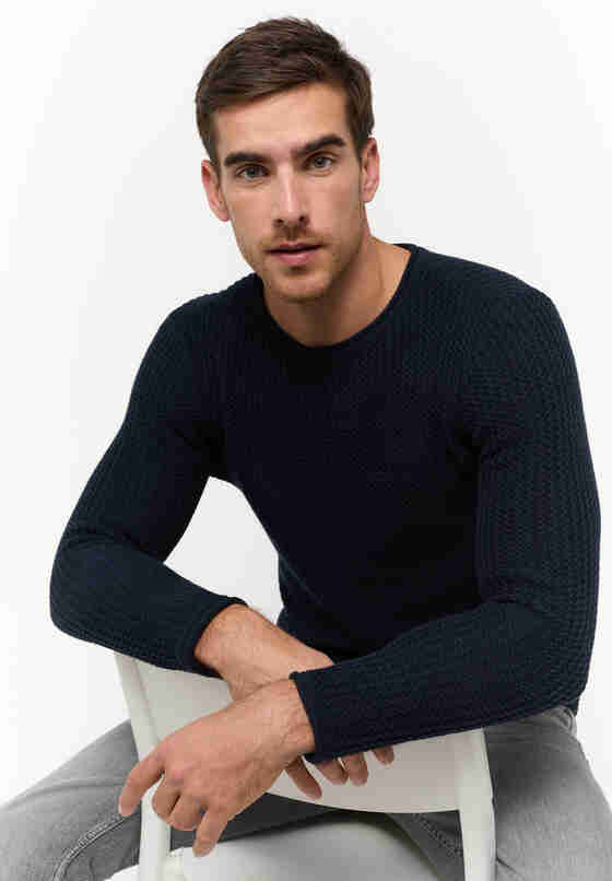 Sweater Strickpullover, Blau, model