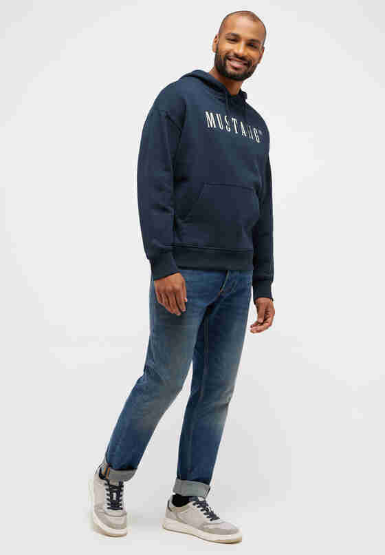 Sweatshirt Hoodie, Blau, model