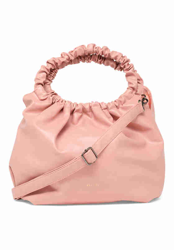 Accessoire Geraffte Handtasche, Rosa, bueste