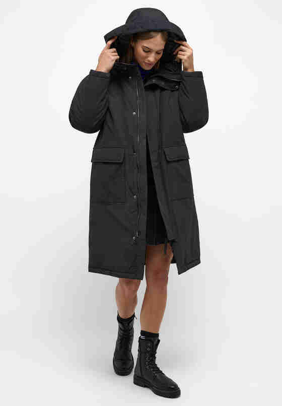 Jacke Parka, Schwarz, model