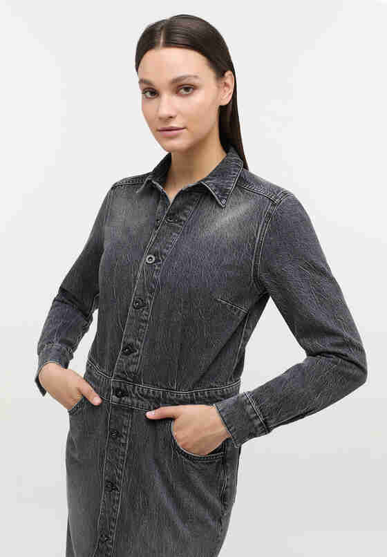 Kleid Jeanskleid, Schwarz 781, model