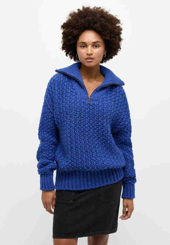 Sweater Strickpullover, Blau, model