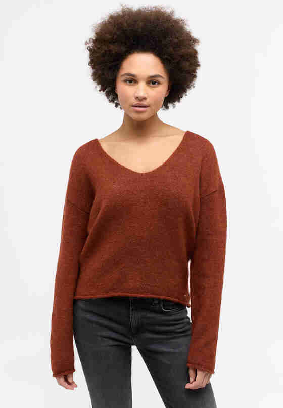 Sweater Strickpullover, Rot, model