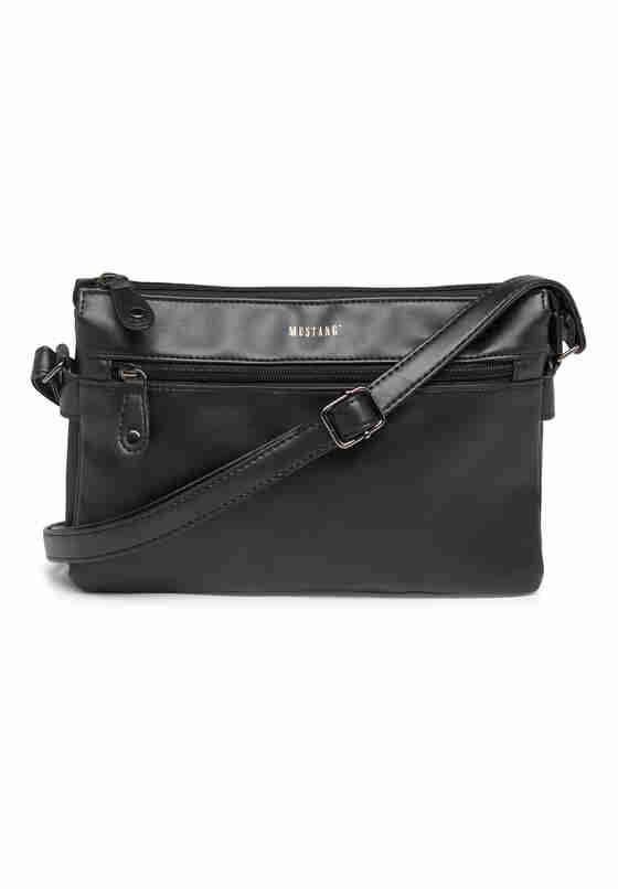 Accessoire Schlichte Schultertasche, Schwarz, bueste