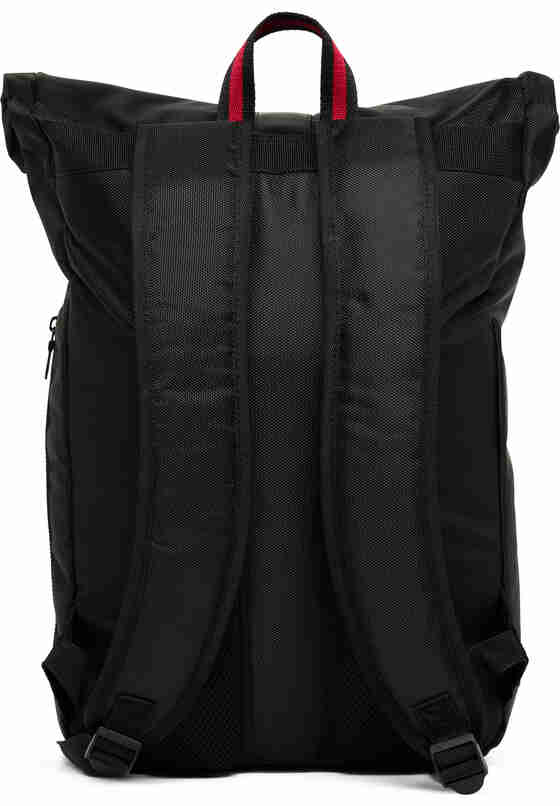 Accessoire Rolltop-Rucksack, Schwarz, bueste