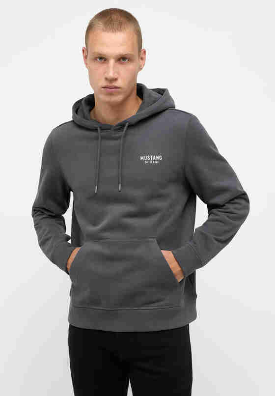 Sweatshirt Hoodie, Grau, model