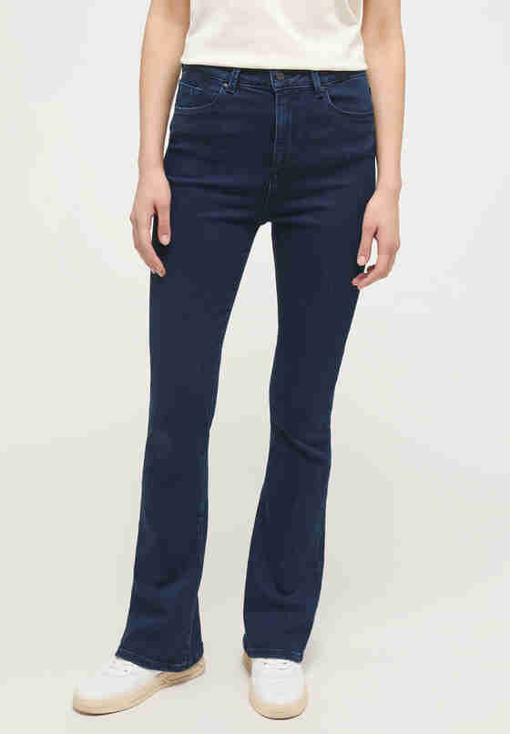 Hose Style Georgia Skinny Flared, Blau 702, model