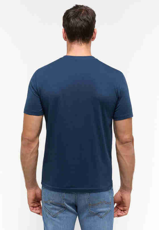 T-Shirt Print-Shirt, Blau, model