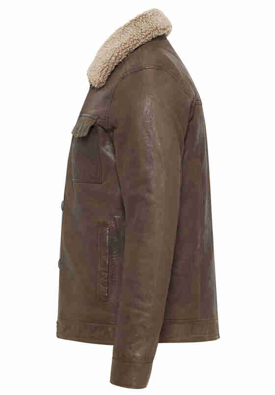 Jacke Lederjacke, Braun, bueste