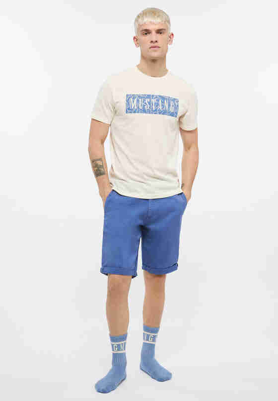 Hose Chino Shorts, Blau, model