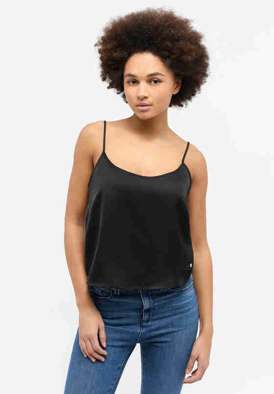 Bluse Top, Schwarz, model