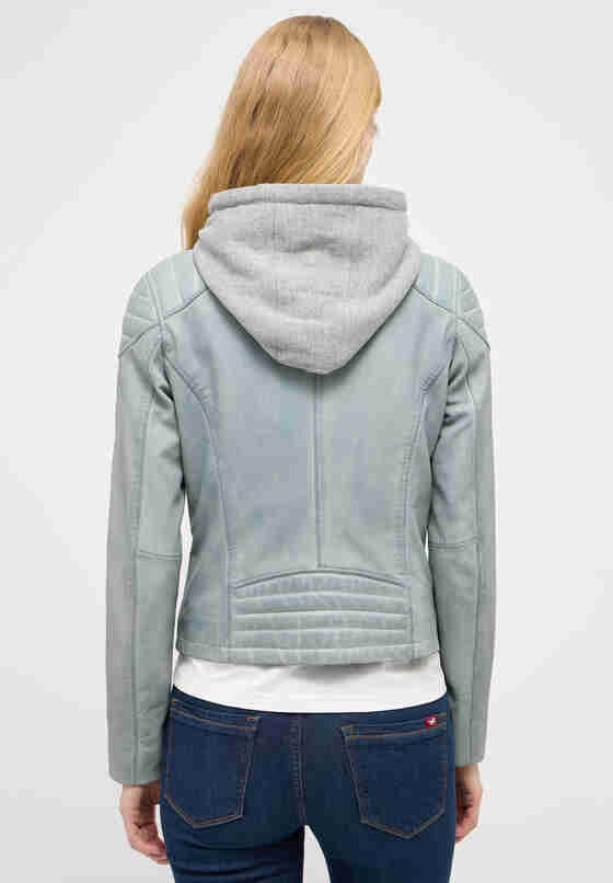 Jacke Lederjacke, Grau, model