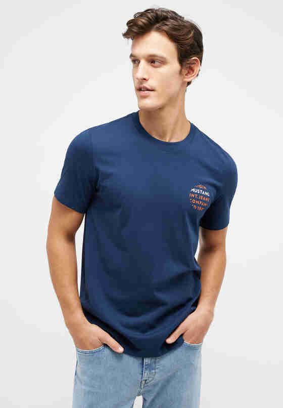 T-Shirt T-Shirt, Blau, model